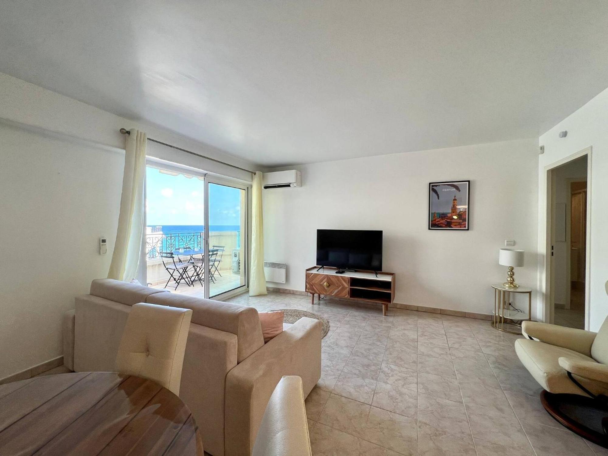 'Le Victoria Beach' Vue Mer Plein Centre, Spacieux Мантон Екстер'єр фото